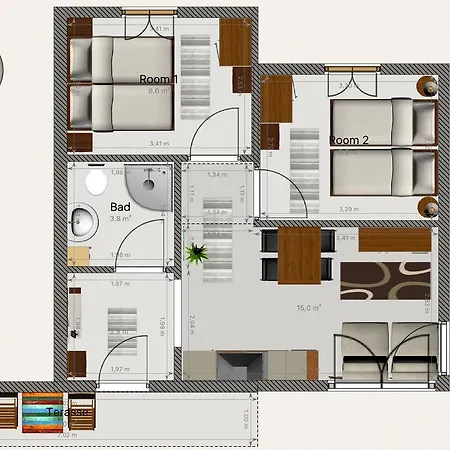 بيت ضيافة Haus Alpenblick Moelltal 3*