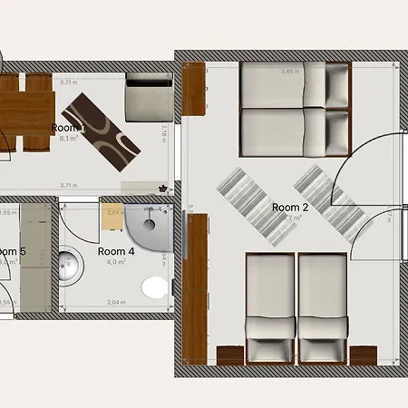 Affittacamere Haus Alpenblick Moelltal Flattach