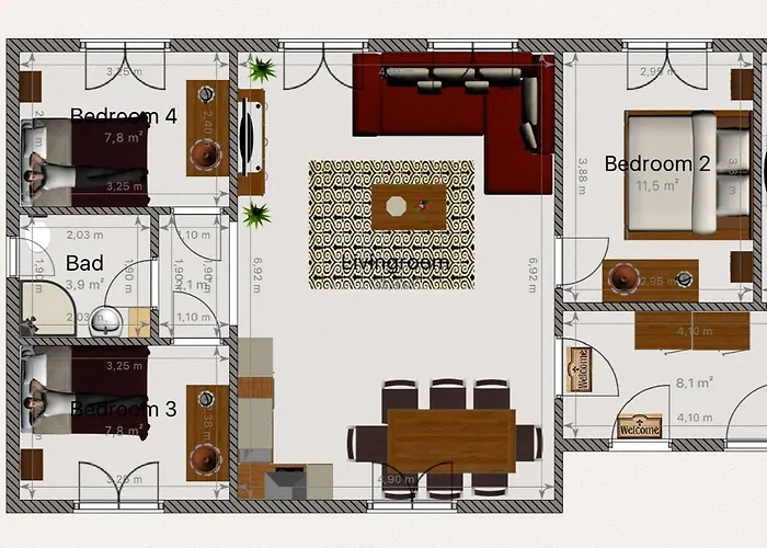 בית הארחה Haus Alpenblick Moelltal