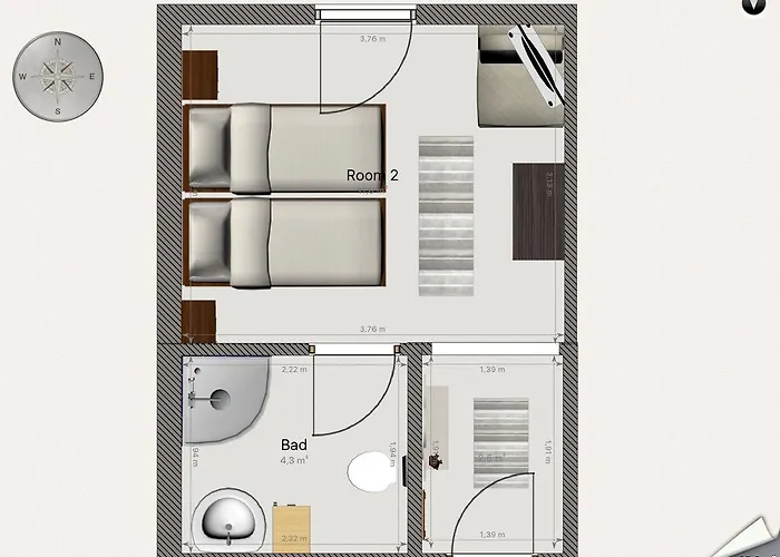 בית הארחה Haus Alpenblick Moelltal פלאטלאך